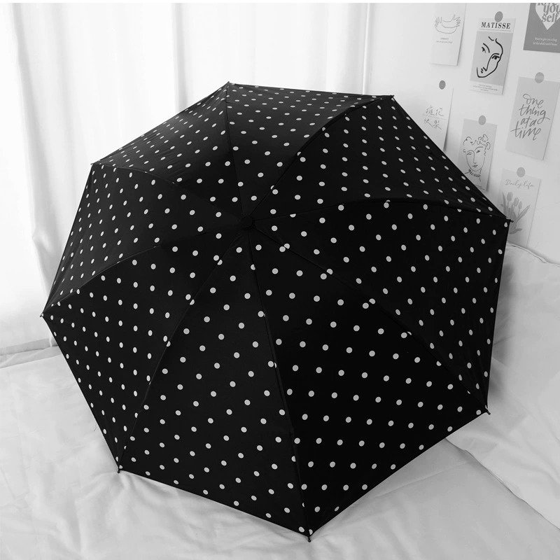 Polka Noir Umbrella - Image 2